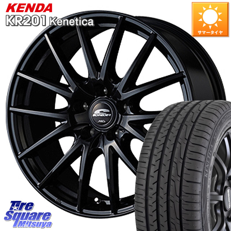 KENDA ケンダ KENETICA KR201 サマータイヤ 235/50R18MANARAY MID SCHNEIDER SQ27 ブラック ホイール 18インチ 18X8.0J 42 5穴 114.3 30系アルファード/ヴェルファイア 20系アルファード ヴェルファイアハイブリッド ヴェルファイア アルファード|タイヤスクエアミツヤ