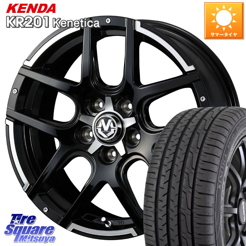 KENDA ケンダ KENETICA KR201 サマータイヤ 215/45R18WEDS MUD VANCE 04 マッドヴァンス04 ホイール 18インチ 18X7.0J 40 5穴 114.3 90系ノア/ヴォクシー ZE1リーフ プリウスアルファ SAI ノア NOAH｜タイヤスクエアミツヤ
