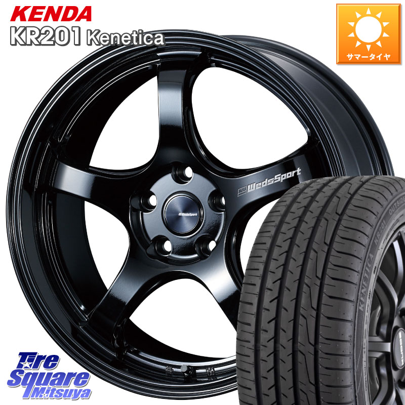 WEDS 72754 RN-05M ウェッズ スポーツ ホイール 18インチ 18 X 8.0J +45 5穴 114.3 KENDA ケンダ KENETICA KR201 サマータイヤ 215/45R18 90系ノア ヴォクシー プリウスアルファ