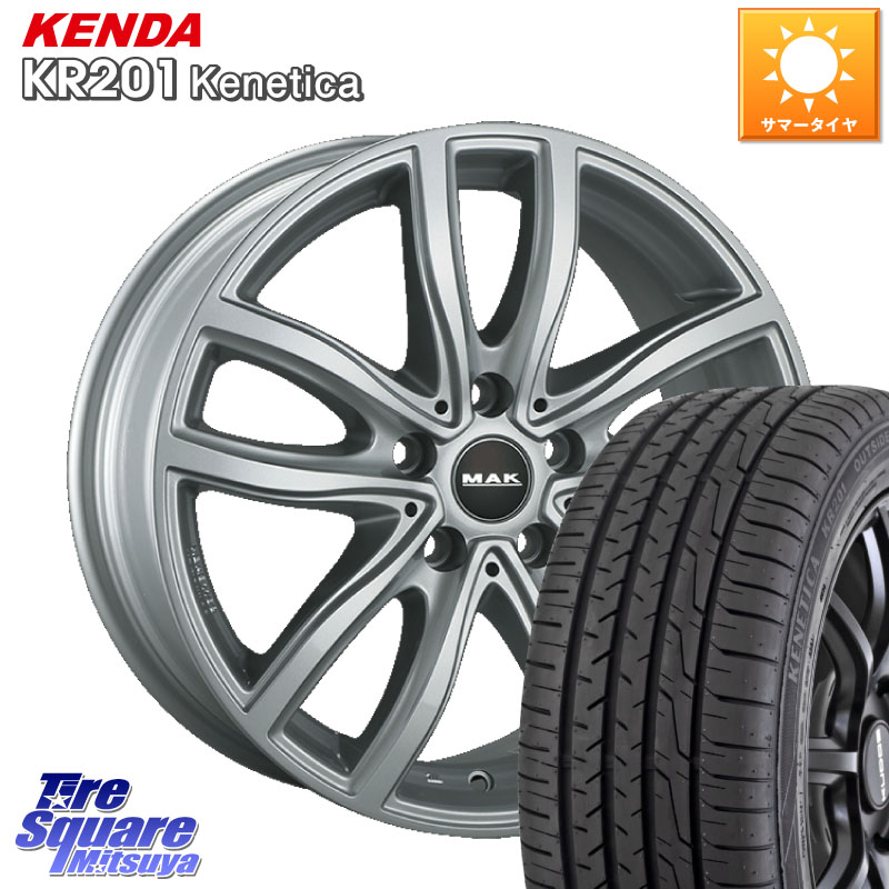阿部商会 MAK FAHR ホイール 18インチ 18 X 7.5J(BMW F39) +51 5穴 112 KENDA ケンダ KENETICA KR201 サマータイヤ 225/50R18 BMW X2 F39