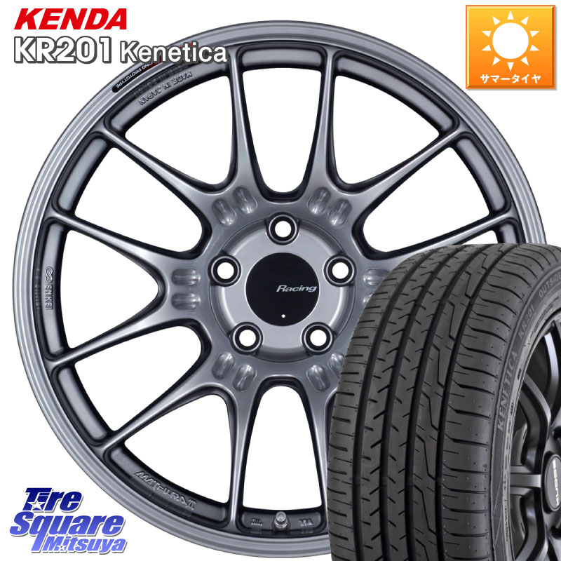 KENDA ケンダ KENETICA KR201 サマータイヤ 235/50R18ENKEI エンケイ RACING GTC02 シルバー ホイール 18インチ 18X8.5J 35 5穴 114.3 30系アルファード/ヴェルファイア 20系アルファード ヴェルファイアハイブリッド ヴェルファイア アルファード|タイヤスクエアミツヤ