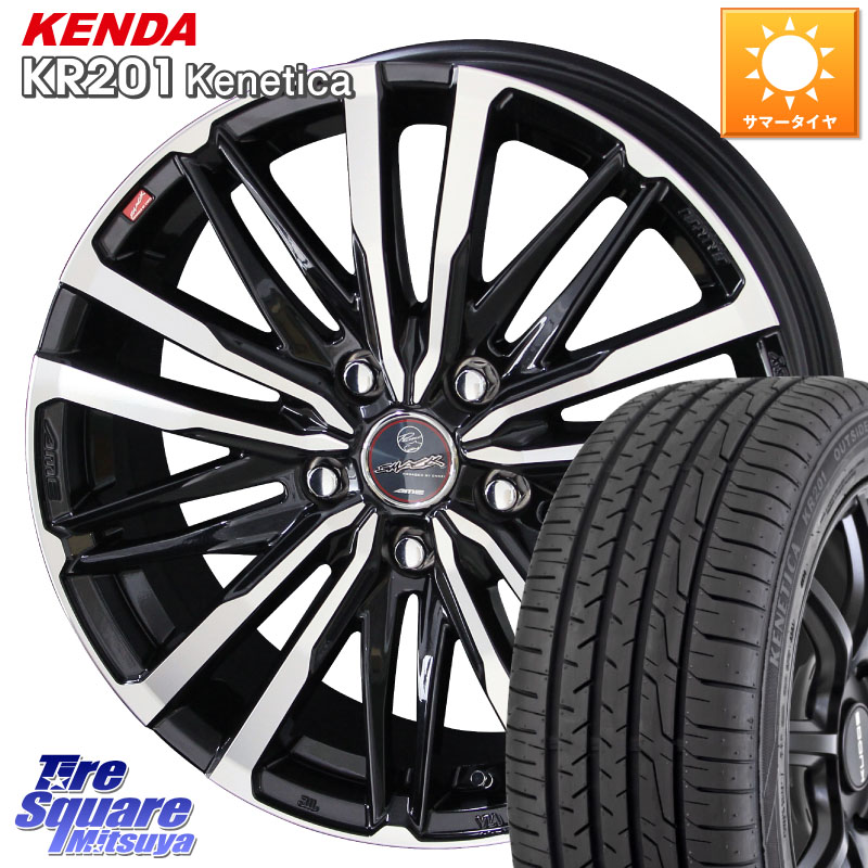 KENDA ケンダ KENETICA KR201 サマータイヤ 215/45R18KYOHO SMACK CREST スマック クレスト ホイール 18インチ 18X7.0J 48 5穴 114.3 90系ノア/ヴォクシー C27セレナ MAZDA3 P15キックス ZE1リーフ セレナ SERENA 日産 ランディ ノア NOAH ジェイド アテンザ MAZDA イ｜タイヤスクエアミツヤ