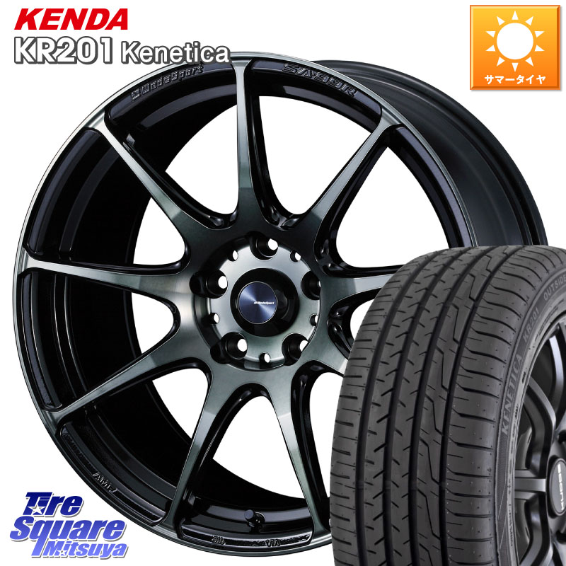KENDA ケンダ KENETICA KR201 サマータイヤ 225/50R18WEDS WedsSport SA-99R SA99R ウェッズ スポーツ ホイール 18インチ 18X7.5J 35 5穴 114.3 スカイラインセダン 日産|タイヤスクエアミツヤ