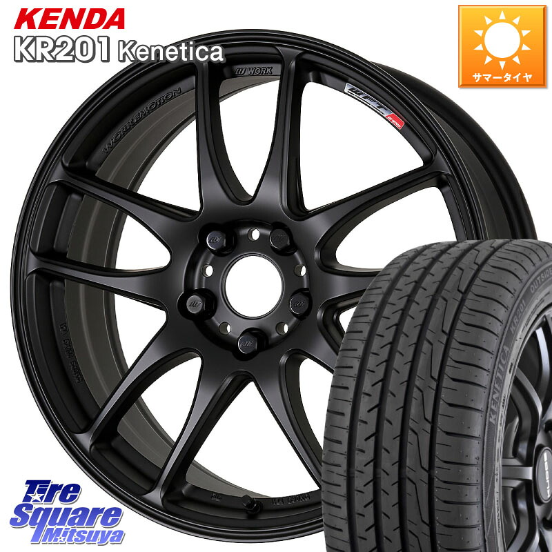KENDA ケンダ KENETICA KR201 サマータイヤ 225/55R18WORK ワーク EMOTION エモーション CR kiwami 極 18インチ 18X7.5J 47 5穴 100 レガシー レガシィ アウトバック｜タイヤスクエアミツヤ