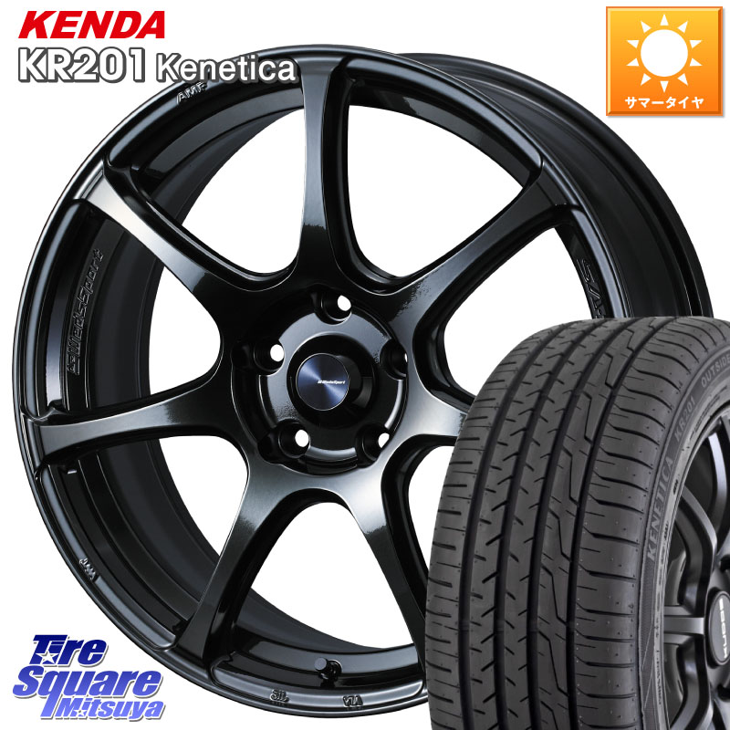 KENDA ケンダ KENETICA KR201 サマータイヤ 215/45R18WEDS WedsSport SA-75R SA75R ウェッズ スポーツ ホイール 18インチ 18X8.0J 42 5穴 114.3 ZE1リーフ プリウスアルファ シビック インサイト｜タイヤスクエアミツヤ