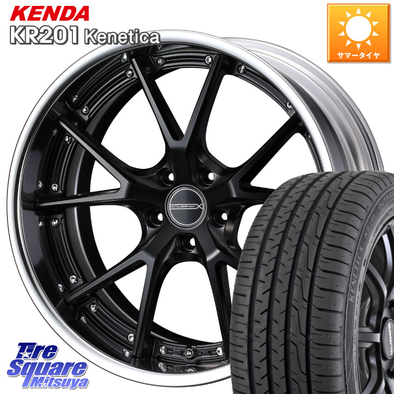 WEDS MAVERICK 905S S-LoDisk 18インチ 2ピース 18 X 8.5J +38 5穴 114.3 KENDA ケンダ KENETICA KR201 サマータイヤ 235/50R18 30系アルファード 30系ヴェルファイア 20系アルファード