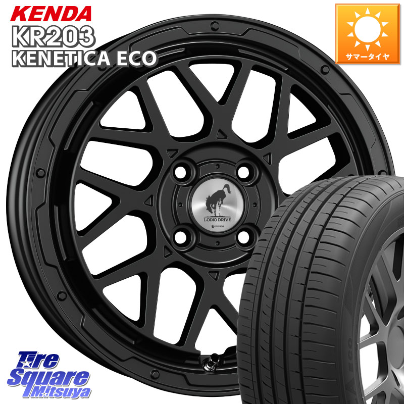 KENDA ケンダ KENETICA ECO KR203 サマータイヤ 195/60R16SUPER STAR LODIO DRIVE ロディオドライブ 8M MONO モノ 16インチ 16X6.0J 42 4穴 100 E13オーラ ブルーバードシルフィ 日産|タイヤスクエアミツヤ