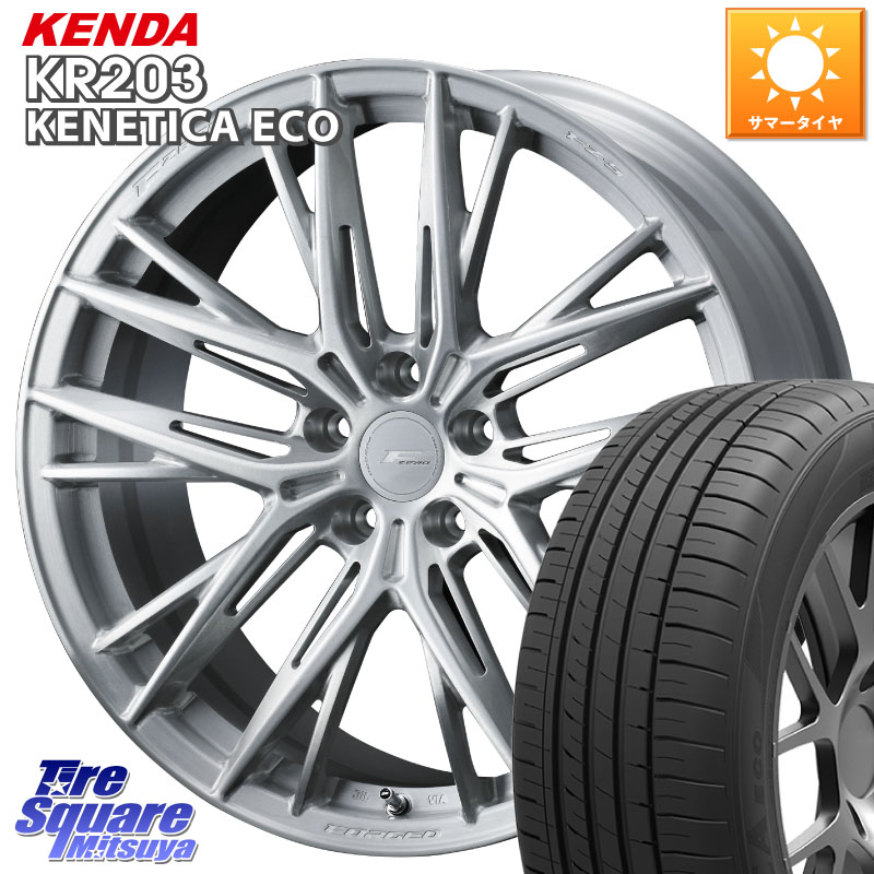 WEDS F ZERO FZ-5 FZ5 鍛造 FORGED ホイール 18インチ エフゼロ 18 X 8.5J +35 5穴 114.3 KENDA ケンダ KENETICA ECO KR203 サマータイヤ 245/45R18