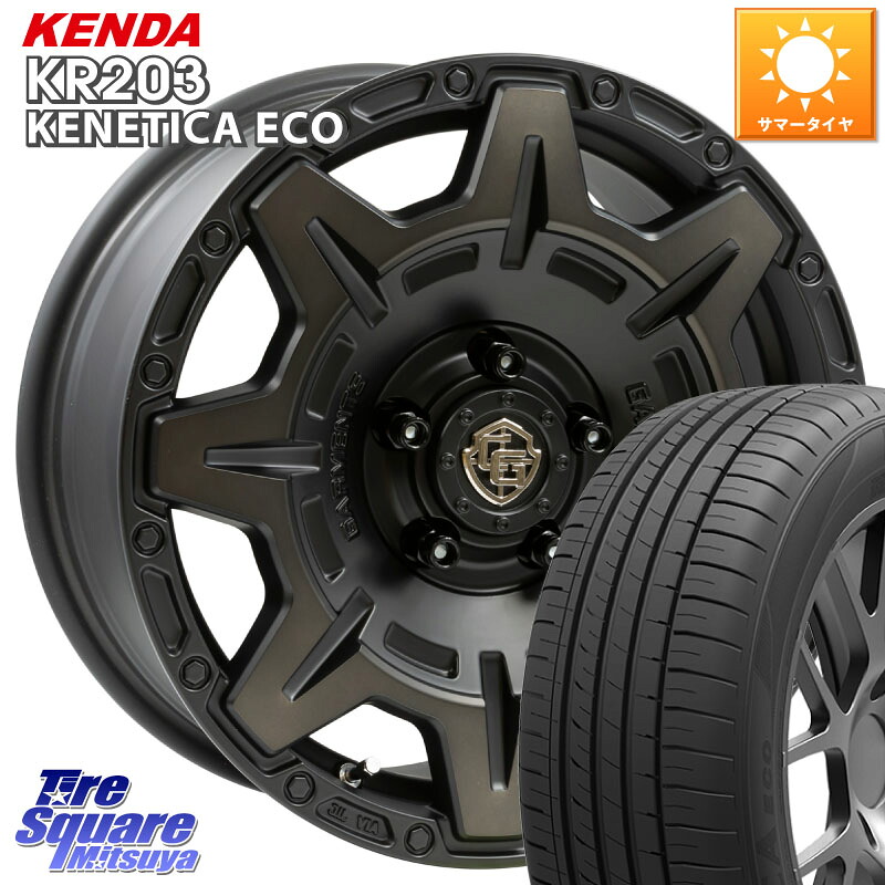 KENDA ケンダ KENETICA ECO KR203 サマータイヤ 215/65R16WEDS CROSS OVER GARMENTS StyleM 16インチ 16X7.0J 35 5穴 114.3 20系アルファード エクストレイル X-TRAIL 日産 ヴェルファイアハイブリッド ヴェルファイア アルファード|タイヤスクエアミツヤ