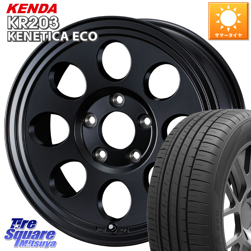 WEDS JIMLINE TYPE2 15インチ ジムライン 15 X 6.0J +0 5穴 139.7 KENDA ケンダ KENETICA ECO KR203 サマータイヤ 215/70R15 ジムニ－シエラ・ノマド(カスタム) 77,622円