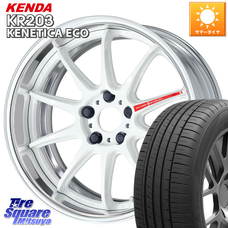 KENDA ケンダ KENETICA ECO KR203 サマータイヤ 235/45R18WORK EMOTION ZR10 L Disk AZW 18インチ 2ピース 18X8.0J 40 5穴 114.3 CY2アコード 70系カムリ ES レクサス アコード｜タイヤスクエアミツヤ