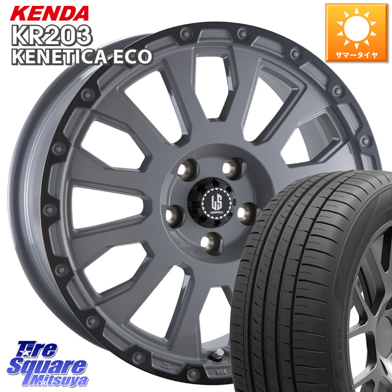 KENDA ケンダ KENETICA ECO KR203 サマータイヤ 245/45R18阿部商会 LA STRADA AVENTURA アヴェンチュラ 18インチ 18X8.0J 40 5穴 114.3 シーマ 日産|タイヤスクエアミツヤ