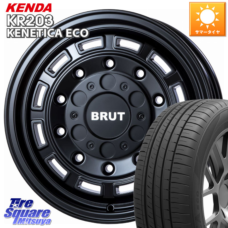 KENDA ケンダ KENETICA ECO KR203 サマータイヤ 205/65R16BRUT ブルート BR-70 BR70 ホイール 16インチ 16X6.5J 30 5穴 114.3 10系アルファード｜タイヤスクエアミツヤ