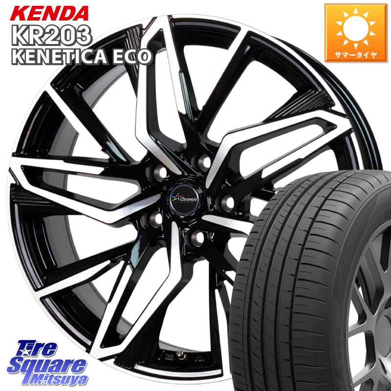 HotStuff Chronus CH-112 クロノス CH112 ホイール 15インチ 15 X 6.0J +43 5穴 114.3 KENDA ケンダ KENETICA ECO KR203 サマータイヤ 195/55R15