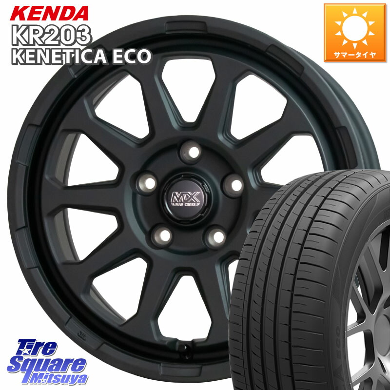 HotStuff マッドクロス レンジャー ブラック 5H ホイール 16インチ 16 X 7.0J +38 5穴 114.3 KENDA ケンダ KENETICA ECO KR203 サマータイヤ 205/65R16 70系カムリ