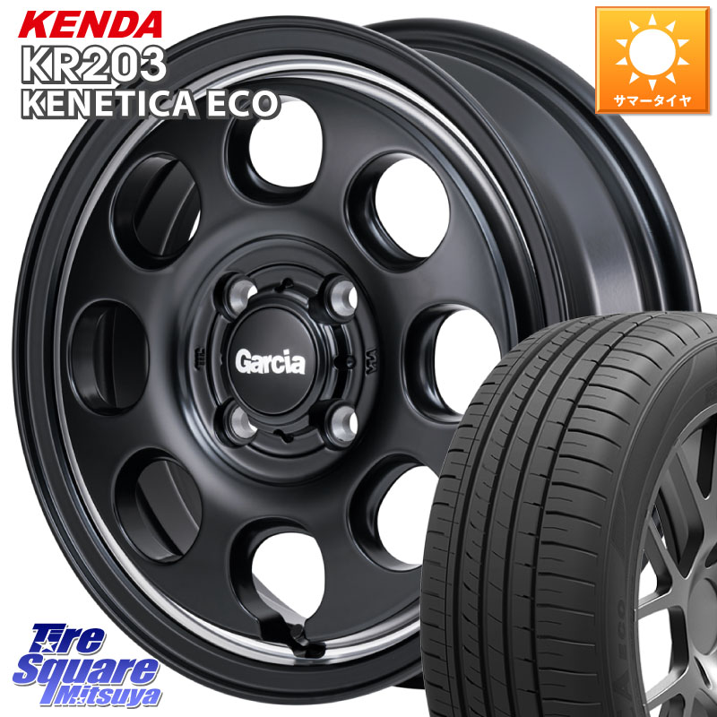 MANARAY MID Garcia Palm8 ガルシア パーム8 ホイール 14インチ 14 X 4.5J +45 4穴 100 KENDA ケンダ KENETICA ECO KR203 サマータイヤ 155/55R14