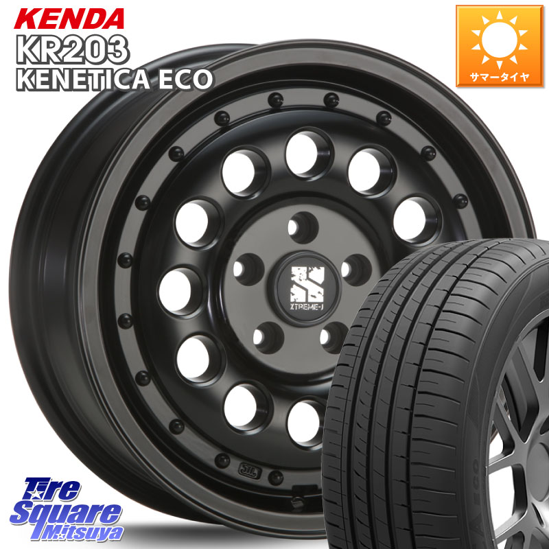 MLJ XTREME-J エクストリーム RUGGED ラギッド 16インチ 16 X 6.5J +32 5穴 114.3 KENDA ケンダ KENETICA ECO KR203 サマータイヤ 205/65R16 10系アルファード