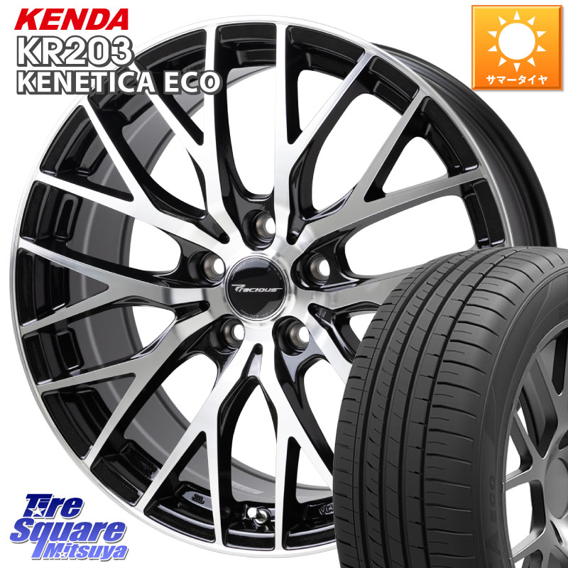 HotStuff Precious HM-1 V2 プレシャス ホイール 18インチ 18 X 8.0J +42 5穴 114.3 KENDA ケンダ KENETICA ECO KR203 サマータイヤ 235/45R18 CY2アコード 70系カムリ