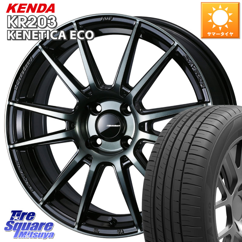 KENDA ケンダ KENETICA ECO KR203 サマータイヤ 205/65R16WEDS WedsSport SA-62R SA62R ウェッズ スポーツ ホイール 16インチ 16X6.5J 42 4穴 100 ロッキー ガソリン車 4穴 ライズ ガソリン車 4穴｜タイヤスクエアミツヤ