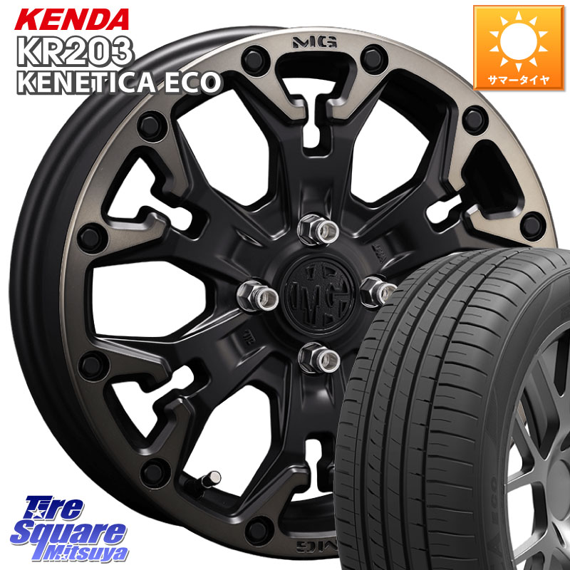CRIMSON MG GOLEM Jr ホイール 16インチ 16 X 6.0J +38 4穴 100 KENDA ケンダ KENETICA ECO KR203 サマータイヤ 205/65R16