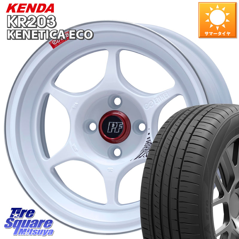 KENDA ケンダ KENETICA ECO KR203 サマータイヤ 205/65R16ENKEI エンケイ PerformanceLine PF06 ホイール 16インチ 16X6.5J 45 4穴 100 ロッキー ガソリン車 4穴 ライズ ガソリン車 4穴|タイヤスクエアミツヤ