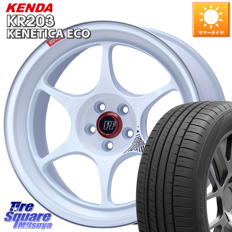 ENKEI エンケイ PerformanceLine PF06 ホイール 18インチ 18 X 8.0J +45 5穴 114.3 KENDA ケンダ KENETICA ECO KR203 サマータイヤ 245/45R18