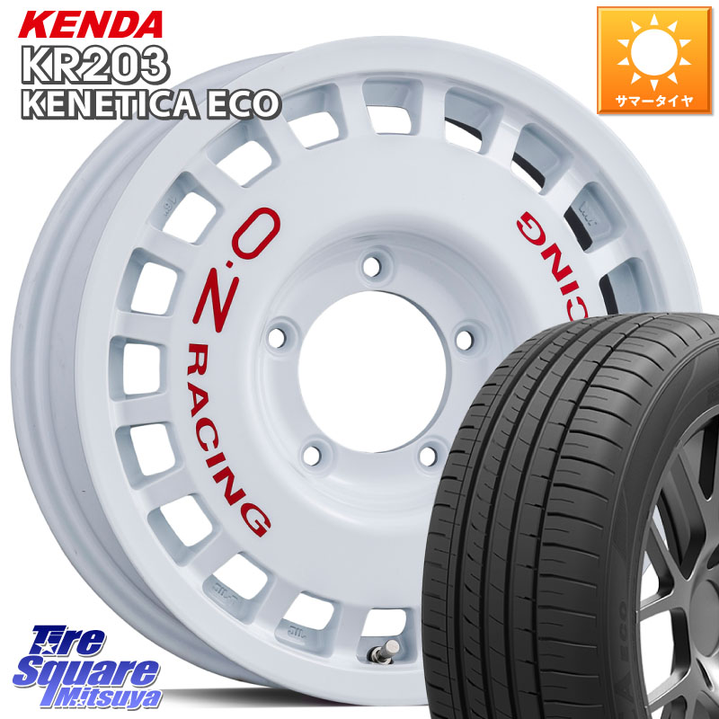 KENDA ケンダ KENETICA ECO KR203 サマータイヤ 215/65R16OZ Rally Racing 4x4 ラリーレーシング ジムニー用 ホイール 16インチ 16X5.5J 20 5穴 139.7 ジムニー専用(要オーバーフェンダー等) AZオフロード カスタムサイズ|タイヤスクエアミツヤ