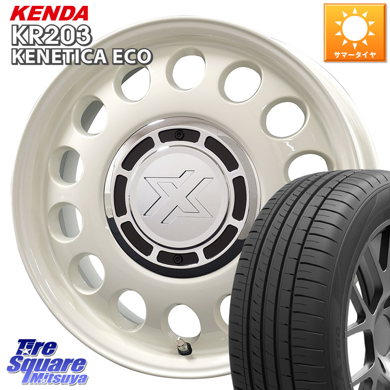 コスミック クロスブラッド STEELE ホイール 15インチ 15 X 6.0J +42 4穴 100 KENDA ケンダ KENETICA ECO KR203 サマータイヤ 195/55R15 モビリオ モビリオスパイク
