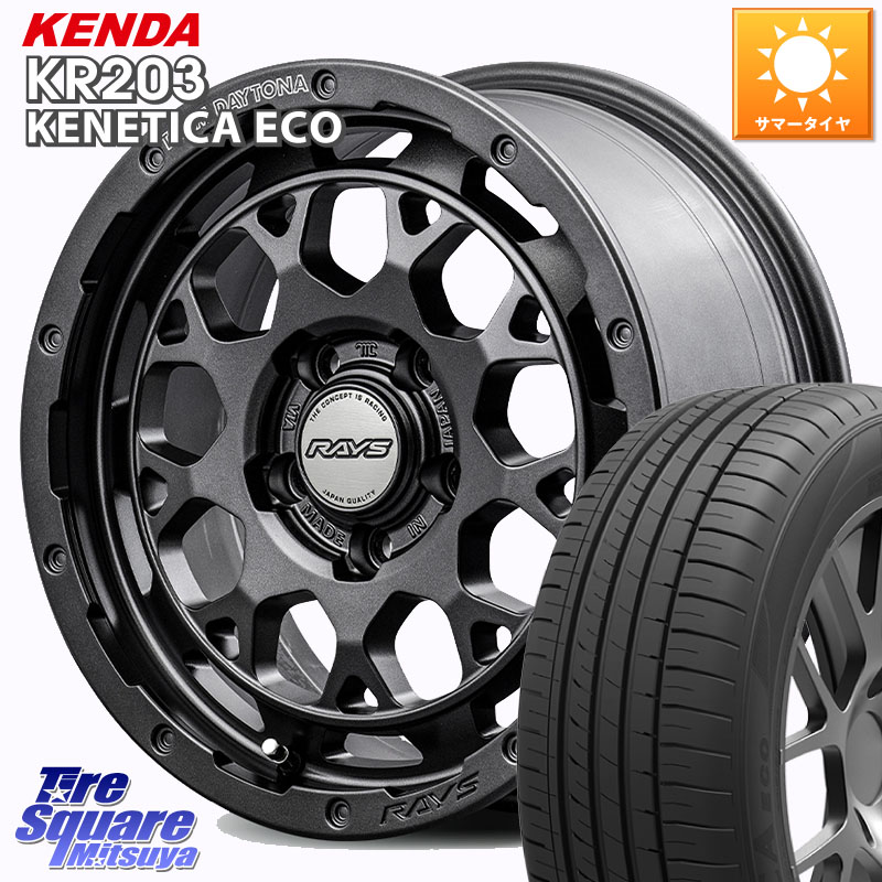 RAYS TEAM DAYTONA M9+ Spec M ホイール 16インチ 16 X 7.0J +37 5穴 114.3 KENDA ケンダ KENETICA ECO KR203 サマータイヤ 205/65R16