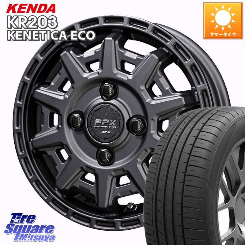 KYOHO PPX D10X ホイール 14インチ 14 X 4.5J +48 4穴 100 KENDA ケンダ KENETICA ECO KR203 サマータイヤ 155/55R14