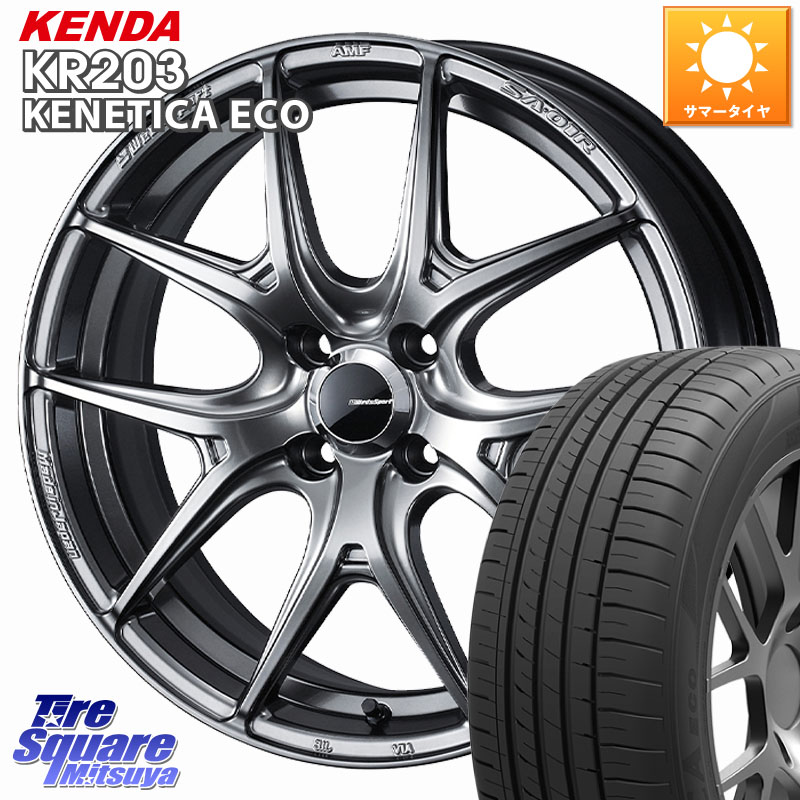 WEDS WedsSport SA-01R ホイール 16インチ ウェッズ スポーツ 16 X 6.5J +42 4穴 100 KENDA ケンダ KENETICA ECO KR203 サマータイヤ 205/65R16 79,261円
