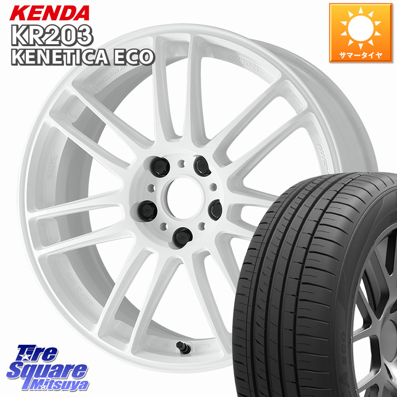 WORK EMOTION ZR7 ホイール 18インチ 18 X 8.5J +47 5穴 114.3 KENDA ケンダ KENETICA ECO KR203 サマータイヤ 235/45R18 CY2アコード 70系カムリ 103,755円