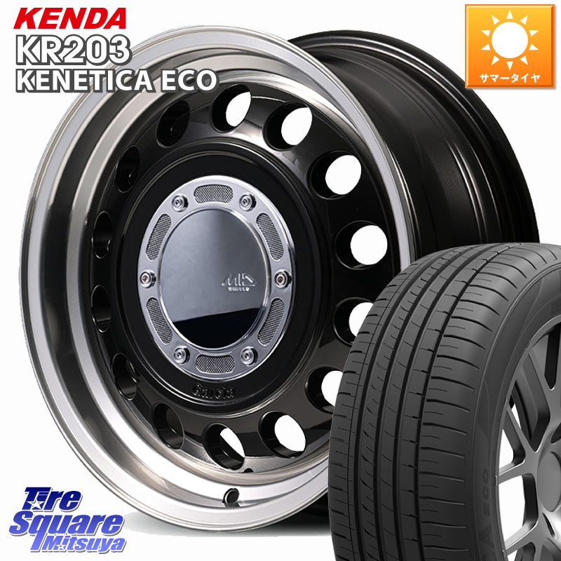 KENDA ケンダ KENETICA ECO KR203 サマータイヤ 165/60R15MANARAY MID GARCIA CISCO Type2 ホイール 15インチ 15X5.5J 40 4穴 100 M900系タンク/ルーミー ミラージュ ダイハツ トールM900S・M910S ジャスティ(M900/910F) ルーミー|タイヤスクエアミツヤ