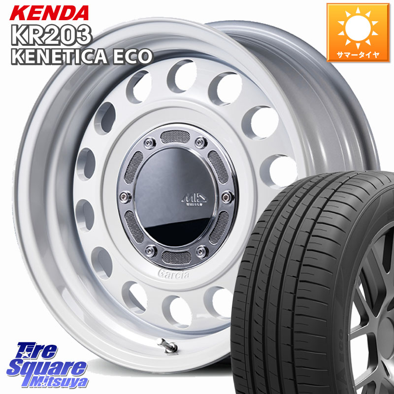 KENDA ケンダ KENETICA ECO KR203 サマータイヤ 155/55R14MANARAY MID GARCIA CISCO Type2 ホイール 14インチ 14X4.5J 45 4穴 100 オッティ OTTI 日産 ザッツ|タイヤスクエアミツヤ