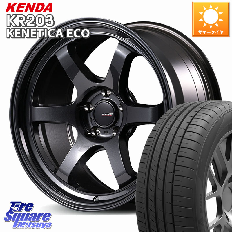 KENDA ケンダ KENETICA ECO KR203 サマータイヤ 245/45R18MANARAY MID RACING R06 ホイール 18インチ 18X8.5J 45 5穴 114.3 フーガ FUGA 日産|タイヤスクエアミツヤ