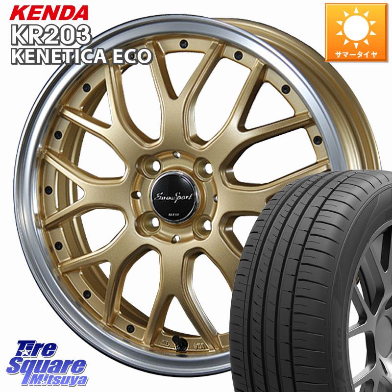 KENDA ケンダ KENETICA ECO KR203 サマータイヤ 215/65R16BLEST EuroSport Type815 ホイール 16インチ 16X6.0J 40 4穴 100 ロッキー ガソリン車 4穴 ライズ ガソリン車 4穴|タイヤスクエアミツヤ