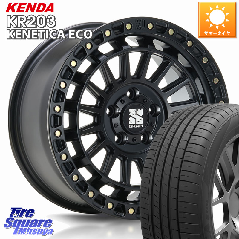 MLJ XJ08 XTREME-J ホイール 16インチ 16 X 7.0J +35 5穴 114.3 KENDA ケンダ KENETICA ECO KR203 サマータイヤ 205/65R16
