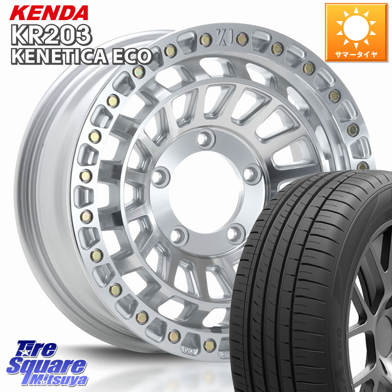 KENDA ケンダ KENETICA ECO KR203 サマータイヤ 215/65R16MLJ XJ08 XTREME-J ホイール 16インチ 16X5.5J 20 5穴 139.7 ジムニー専用(要オーバーフェンダー等) AZオフロード カスタムサイズ｜タイヤスクエアミツヤ