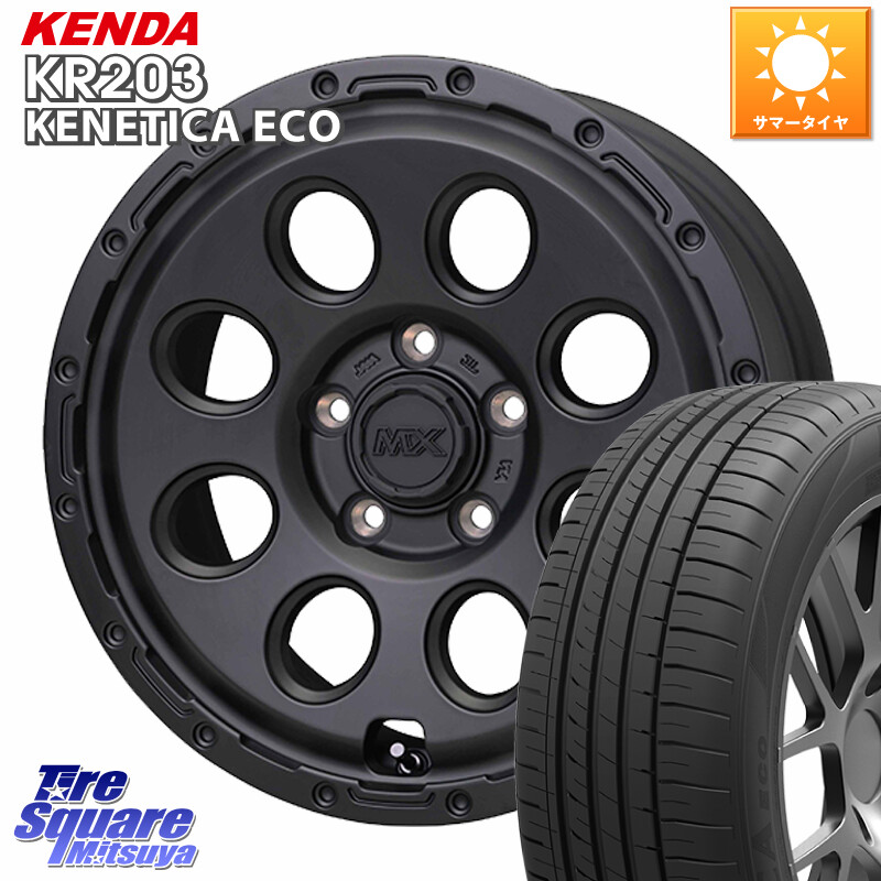 KENDA ケンダ KENETICA ECO KR203 サマータイヤ 215/65R16HotStuff MAD CROSS RECON マッドクロス リーコン ホイール 16インチ 16X6.5J 48 5穴 114.3 C-HR カローラクロス E52エルグランド RV系ヴェゼル RC系オデッセイ後期 エスティマハイブリッド エスティマ RVR|タイヤスクエアミツヤ