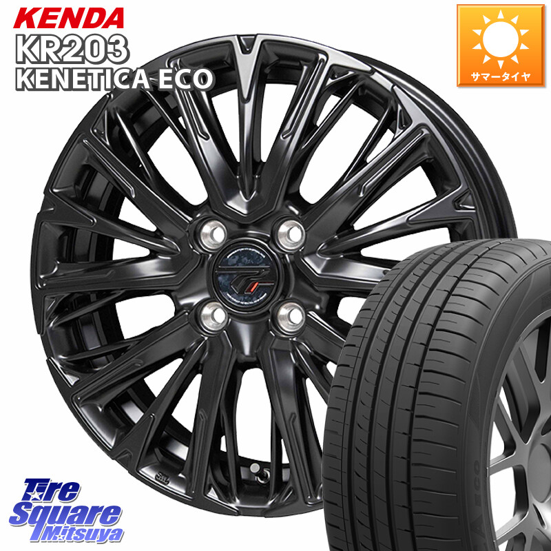 KENDA ケンダ KENETICA ECO KR203 サマータイヤ 165/65R15HotStuff Precious プレシャス HM4 HM-4 ホイール 15インチ 15X4.5J 45 4穴 100 ダイハツTAFT Mx27/37/47Sソリオ・MB37SデリカD2 MAx6S系ソリオ デリカ ミニ DELICA MINI デリカD:2 D2 シボレークルーズ|タイヤスクエアミツヤ