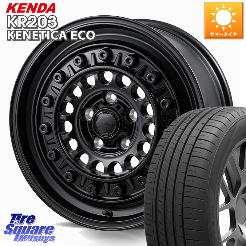 KENDA ケンダ KENETICA ECO KR203 サマータイヤ 215/65R15MONZA HI-BLOCK TARMOR ホイール 15インチ 15X6.0J 50 5穴 114.3 エスティマ クラウンマジェスタ｜タイヤスクエアミツヤ