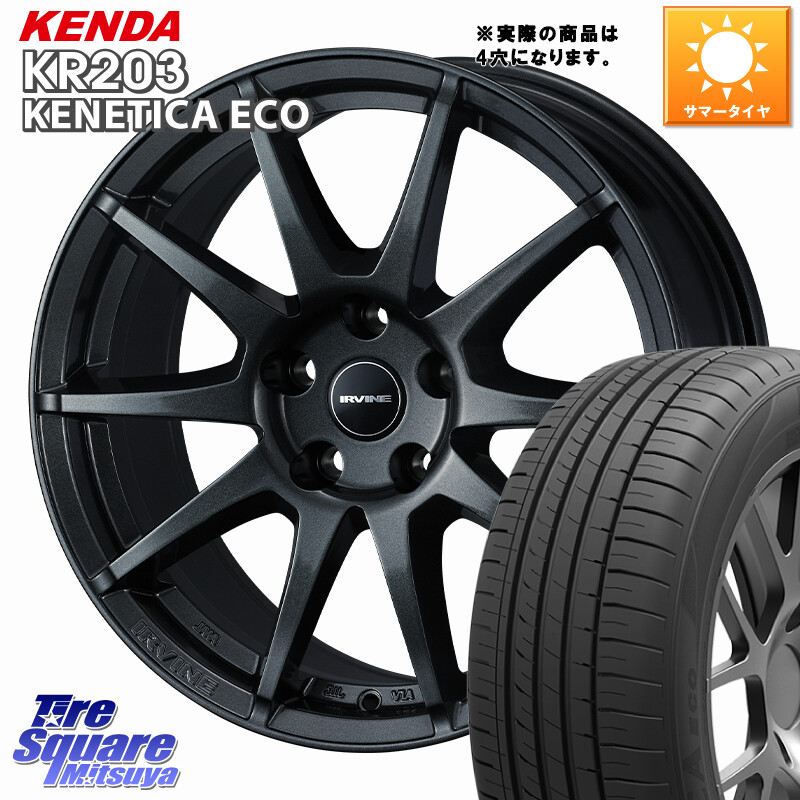 KENDA ケンダ KENETICA ECO KR203 サマータイヤ 215/65R16WEDS IRVINE S02 アーヴィンS02 輸入車専用ホイール 16インチ 16X6.5J(DS33 D34) 25 4穴 108 シトロエン DS3 クロスバック D34系｜タイヤスクエアミツヤ