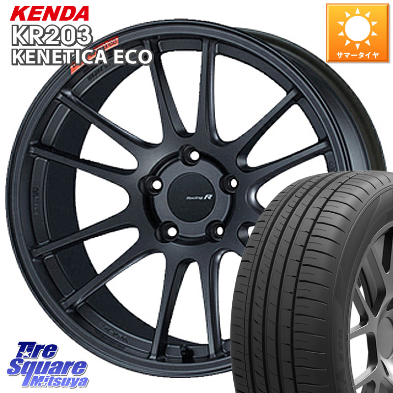 KENDA ケンダ KENETICA ECO KR203 サマータイヤ 245/45R18ENKEI エンケイ Racing Revolution GTC01RR ホイール 18X7.5J 45 5穴 114.3 フーガ FUGA 日産｜タイヤスクエアミツヤ 125,545円