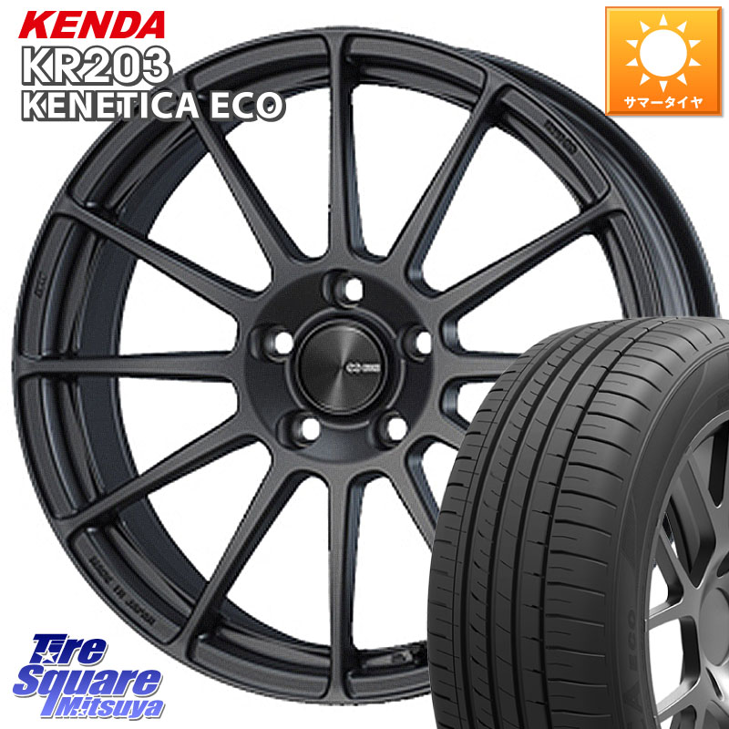 KENDA ケンダ KENETICA ECO KR203 サマータイヤ 165/60R15ENKEI エンケイ PerformanceLine PF03 (MD) ホイール 15X5.0J 45 4穴 100 キャスト[アクティバ] ピクシスジョイ[Cグレード] ハイゼットアゲトラCustom車用※軽自動車専用ホイール※ デリカ ミニ DELICA MINI ソ｜タイヤスクエアミツヤ