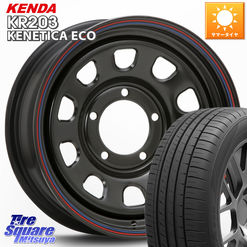 KENDA ケンダ KENETICA ECO KR203 サマータイヤ 215/65R16MLJ デイトナ SS DAYTONA ホイール 16インチ 16X6.0J 0 5穴 139.7 ジムニー専用(要オーバーフェンダー等) ジムニ&minus;シエラ/ノマド(カスタム) AZオフロード カスタムサイズ｜タイヤスクエアミツヤ