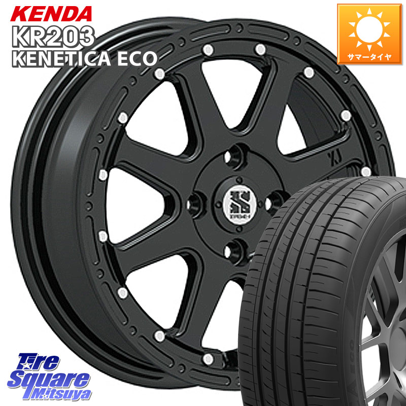 MLJ XTREME-J エクストリームJ ホイール 14インチ 14 X 4.5J +43 4穴 100 KENDA ケンダ KENETICA ECO KR203 サマータイヤ 155/55R14