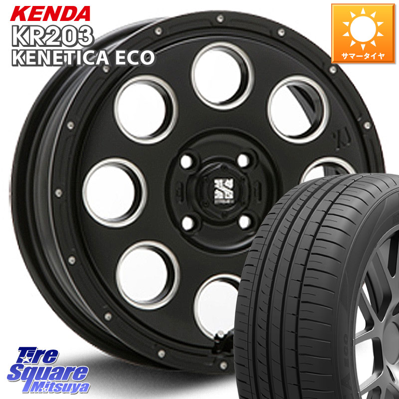 KENDA ケンダ KENETICA ECO KR203 サマータイヤ 155/55R14MLJ KK03 XTREME-J エクストリームJ ホイール 14インチ 14X4.5J 45 4穴 100 オッティ OTTI 日産 ザッツ｜タイヤスクエアミツヤ