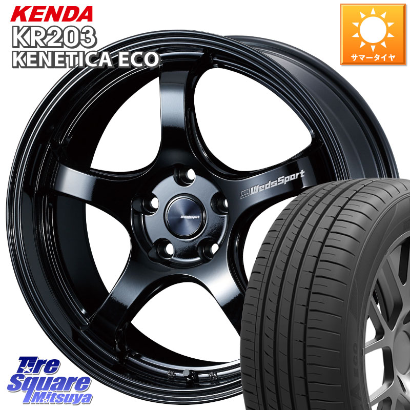 WEDS 72755 RN-05M ウェッズ スポーツ ホイール 18インチ 18 X 8.5J +38 5穴 114.3 KENDA ケンダ KENETICA ECO KR203 サマータイヤ 235/45R18