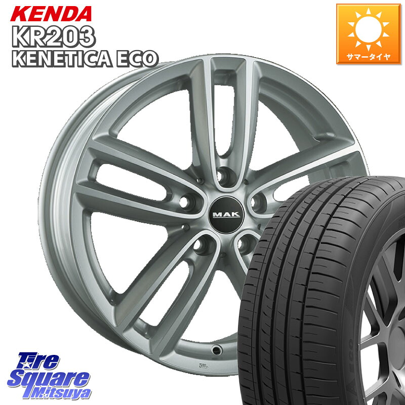 KENDA ケンダ KENETICA ECO KR203 サマータイヤ 205/65R16阿部商会 MAK OXFORD ホイール 16インチ 16X7.0J(MINI F60) 41 5穴 112 MINI ミニ クロスオーバー F60|タイヤスクエアミツヤ