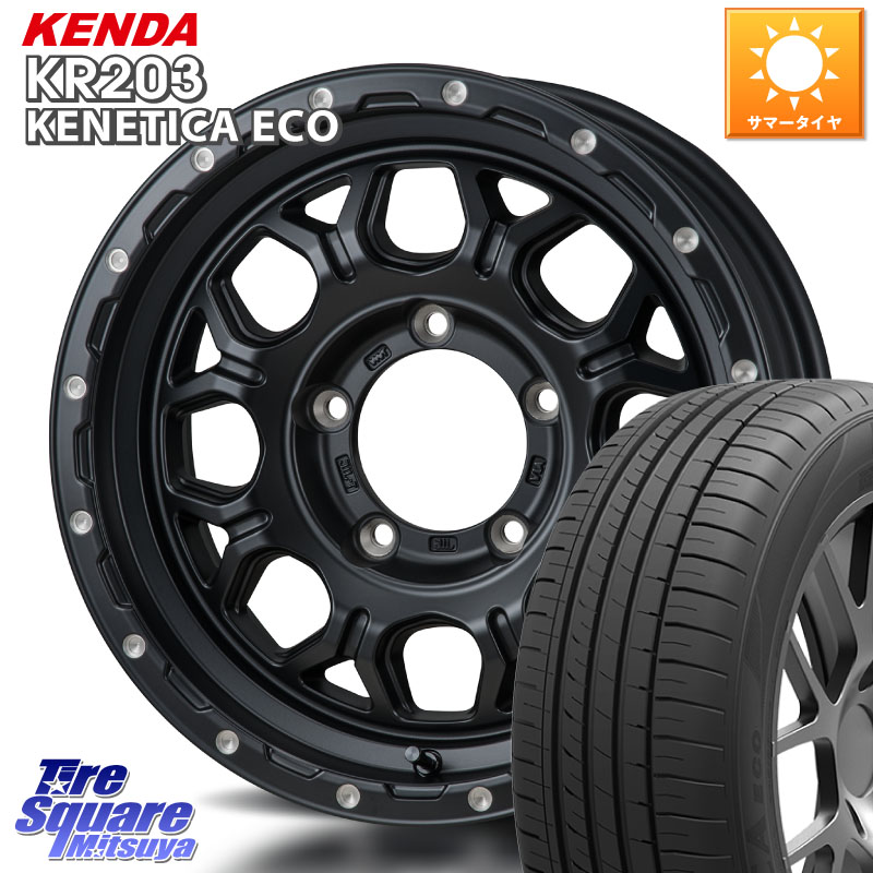 KENDA ケンダ KENETICA ECO KR203 サマータイヤ 215/65R16MONZA HI-BLOCK JERRARD ホイール 16インチ 16X6.0J 0 5穴 139.7 ジムニー専用(要オーバーフェンダー等) ジムニ&minus;シエラ/ノマド(カスタム) AZオフロード カスタムサイズ｜タイヤスクエアミツヤ